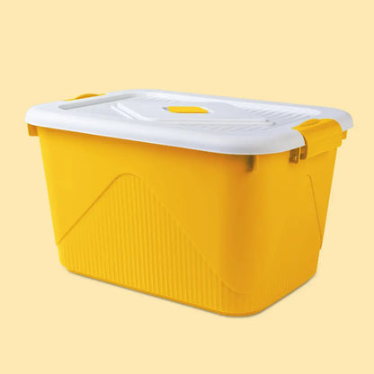 Boite de rangement Lot de 4   - Jaune Tournesol  ,  Anti humidité , Sans BPA , Empilable