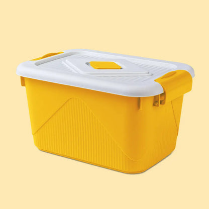 Boite de rangement Lot de 4   - Jaune Tournesol  ,  Anti humidité , Sans BPA , Empilable